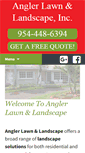 Mobile Screenshot of anglerlawn.com
